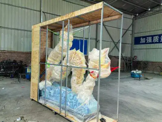 大型彩灯项目包装编号与运输准备