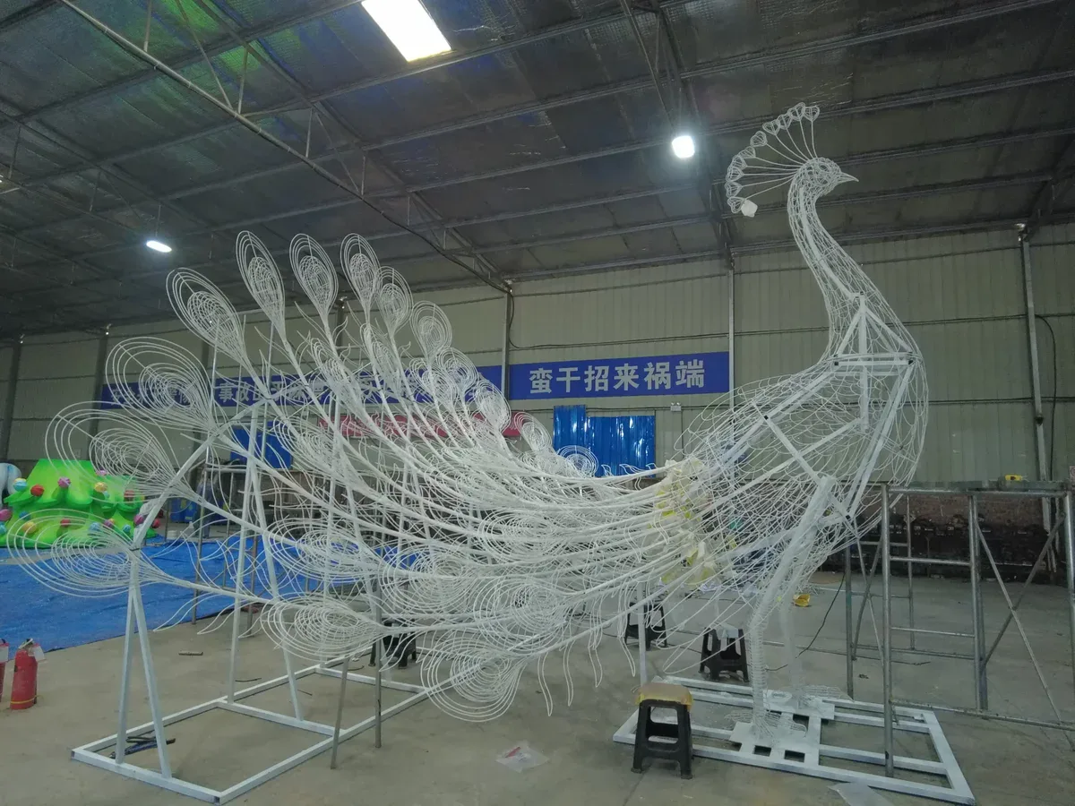 星车间复杂造型钢架模块制作